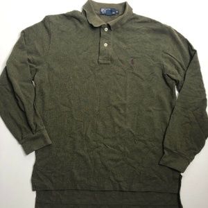 Ralph Lauren Polo Shirt Men's Medium Long Sleeve